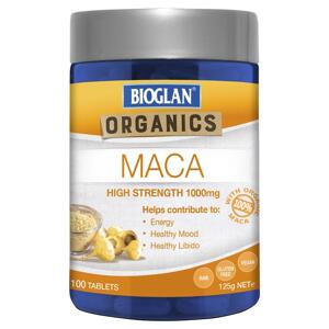 Viên uống chiết xuất củ Maca Bioglan Superfoods Maca 100 Viên