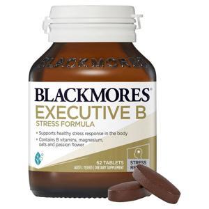 Viên uống chống căng thẳng mỏi mệt Blackmores Executive B Stress Formula 62 viên