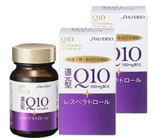 Viên uống chống lão hóa da Shiseido Q10 Platinum rich 100mg 60 viên