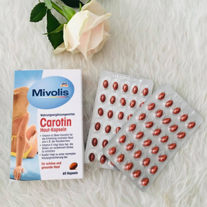 Viên uống chống nắng Das Gesunde Plus Carotin 60 viên