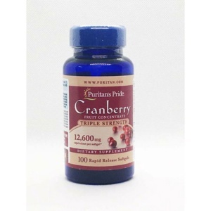 Viên uống chống oxy hóa Puritan's Pride Natural Cranberry 60 viên