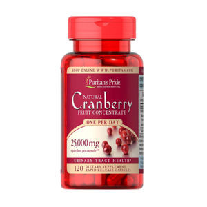 Viên uống chống oxy hóa Puritan's Pride Natural Cranberry 60 viên