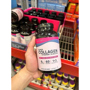 Viên uống Collagen + C BIOTIN 360 viên Neocell của Mỹ - Collagen C tuýp 1 & 3 mẫu mới