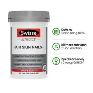 Viên uống Collagen Swisse Hair Skin Nails 100 viên của Úc