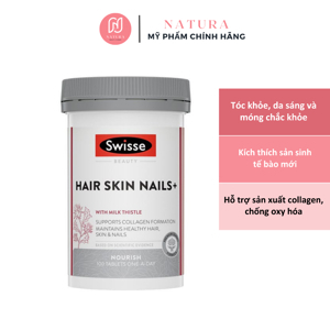 Viên uống Collagen Swisse Hair Skin Nails 100 viên của Úc