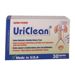 Viên uống đánh tan sỏi thận Super Power UriClean 680mg hộp 30 viên