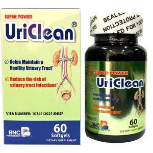 Viên uống đánh tan sỏi thận Super Power UriClean 680mg hộp 30 viên