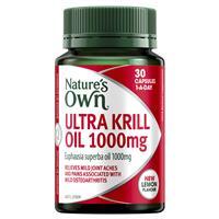 Viên uống dầu cá nhuyễn thể Nature’s Own Ultra Krill Oil 1000mg 30 viên