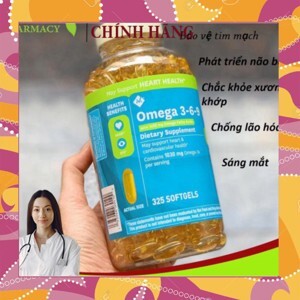 Viên uống dầu cá Omega 3-6-9 Supports Heart Health 1600mg 325 viên