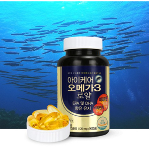 Viên uống dầu cá và hồng sâm Chong Kun Dang Omega 3 180 viên