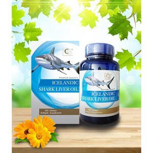 Viên uống dầu gan cá mập Icelandic Shark Liver Oil 200 viên