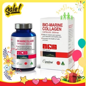 Viên uống đẹp da Bio-Marine Collagen Careline hộp 100 viên