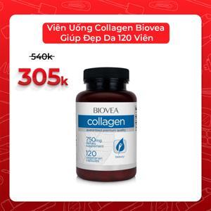 Viên uống đẹp da, bổ khớp Collagen Biovea 120 Viên