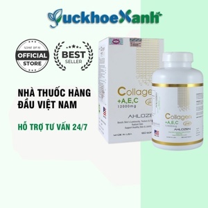 Viên uống đẹp da Collagen A E C - 12000mg x 180 Viên