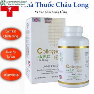 Viên uống đẹp da Collagen A E C - 12000mg x 180 Viên