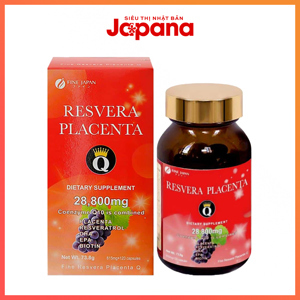 Viên uống đẹp da, làm chậm lão hóa Fine Resvera Placenta Q