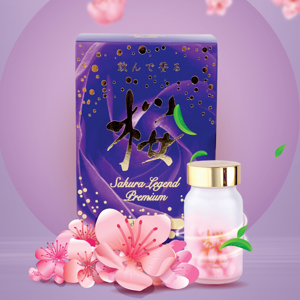 Viên uống đẹp da tỏa hương Sakura Legend Premium 60 viên