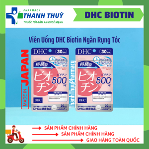 Viên uống DHC Biotin ngăn rụng tóc Sustained Release Biotin 30 Ngày (30 viên)