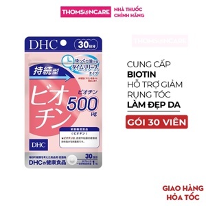 Viên uống DHC Biotin ngăn rụng tóc Sustained Release Biotin 30 Ngày (30 viên)