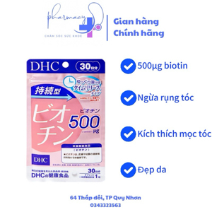 Viên uống DHC Biotin ngăn rụng tóc Sustained Release Biotin 30 Ngày (30 viên)