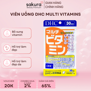 Viên uống DHC bổ sung các loại Vitamin Multi Vitamins - 30 ngày