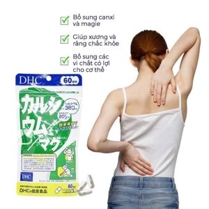 Viên uống DHC bổ sung Canxi Calcium + CBP - 60 ngày