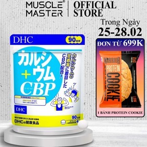 Viên uống DHC bổ sung Canxi Calcium + CBP - 90 ngày