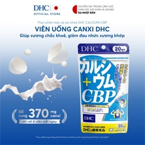 Viên uống DHC bổ sung Canxi Calcium + CBP - 20 ngày