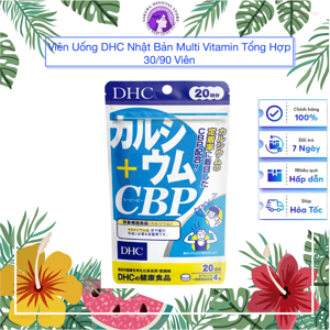 Viên uống DHC bổ sung Canxi Calcium + CBP - 20 ngày