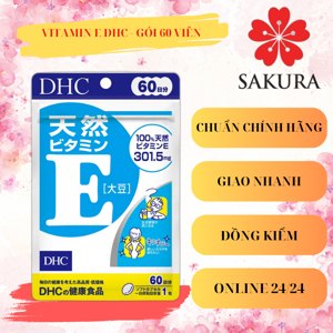 Viên uống DHC bổ sung Vitamin E - 60 ngày