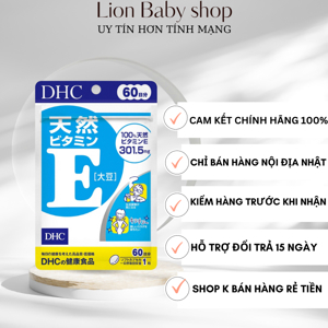 Viên uống DHC bổ sung Vitamin E - 60 ngày