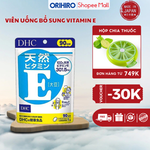 Viên uống DHC bổ sung Vitamin E - 90 ngày