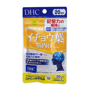 Viên uống DHC hỗ trợ bổ não Ginkgo Biloba Alpha