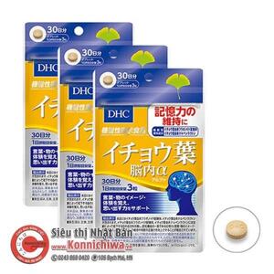 Viên uống DHC hỗ trợ bổ não Ginkgo Biloba Alpha