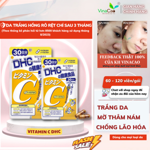 Viên uống DHC trắng da - 60 ngày