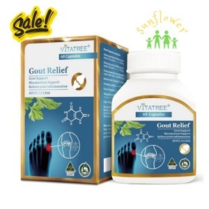 Viên uống điều trị bệnh Gout herb of gold Gout Relief hộp 60 viên của Úc