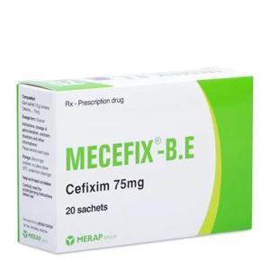 Viên uống điều trị viêm tai giữa Mecefix B.E 75mg