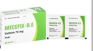 Viên uống điều trị viêm tai giữa Mecefix B.E 75mg