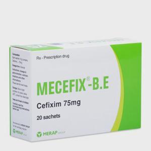 Viên uống điều trị viêm tai giữa Mecefix B.E 75mg