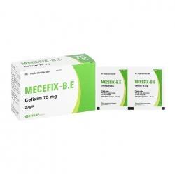 Viên uống điều trị viêm tai giữa Mecefix B.E 75mg