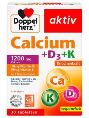 Viên uống Doppelherz calcium D3 1200mg - 30 Viên