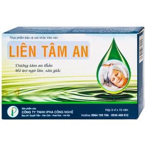 Viên Uống Dưỡng Tâm An Thần Liên Tâm An 30 Viên