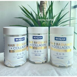 Viên uống dưỡng tóc Bioglan Hair Radiance + Collagen 90 Viên