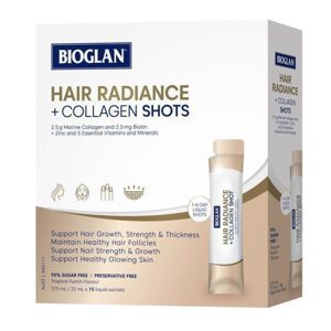 Viên uống dưỡng tóc Bioglan Hair Radiance + Collagen 90 Viên