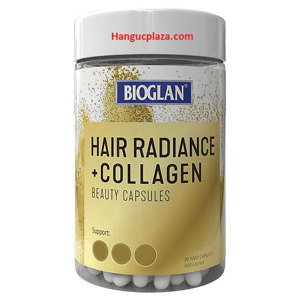 Viên uống dưỡng tóc Bioglan Hair Radiance + Collagen 90 Viên