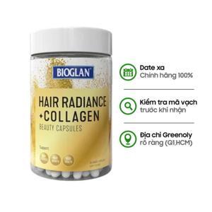 Viên uống dưỡng tóc Bioglan Hair Radiance + Collagen 90 Viên