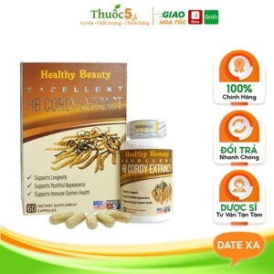 Viên uống Excellent HB Cordy Extract - Hỗ trợ bồi bổ khí huyết, tăng cường sức khỏe