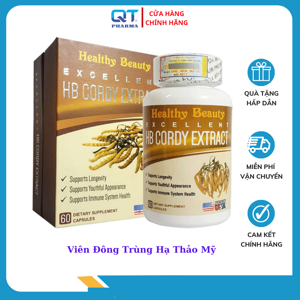 Viên uống Excellent HB Cordy Extract - Hỗ trợ bồi bổ khí huyết, tăng cường sức khỏe