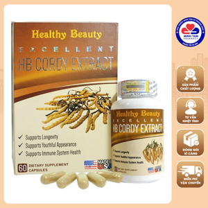 Viên uống Excellent HB Cordy Extract - Hỗ trợ bồi bổ khí huyết, tăng cường sức khỏe