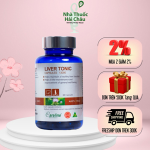 Viên uống giải độc gan Careline Liver Tonic 60 viên